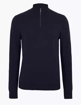 Джемпер хлопковый на молнии