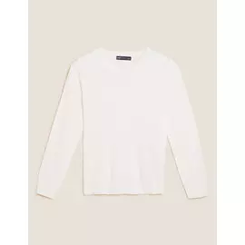 Джемпер из пряжи Cashmilon™ с длинным рукавом, Marks&amp;Spencer