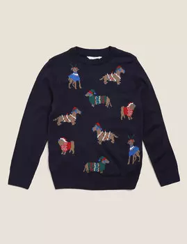 Джемпер Mini Me с изображением забавных собачек