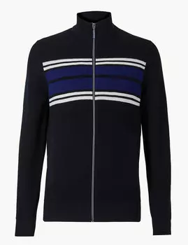 Джемпер мужской из 100%-го хлопка на молнии