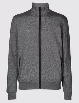 Джемпер на молнии из 100% хлопка