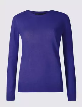 Джемпер с круглым вырезом