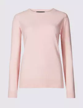 Джемпер с круглым вырезом