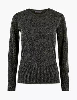 Джемпер с мерцающей отделкой