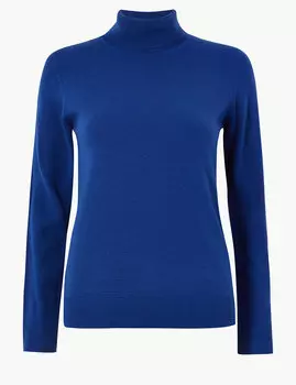 Джемпер с высоким воротником