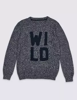 Джемпер Wild из 100% хлопка для мальчика 3-14 лет