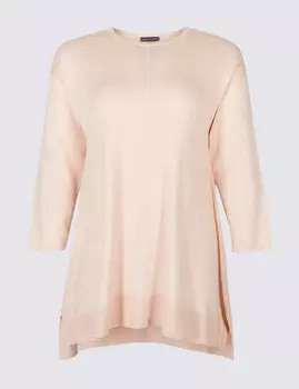 Джемпер женский CURVE с асимметричными краями