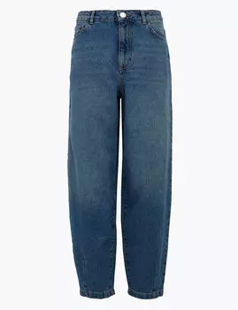 Джинсы-баллоны с высокой талией