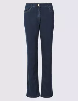 Джинсы прямого кроя со средней посадкой