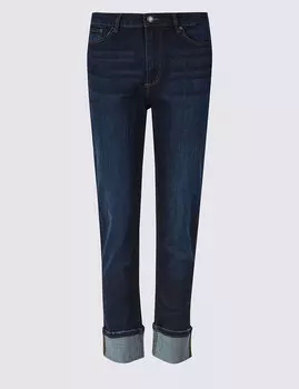 Джинсы прямого кроя со средней посадкой