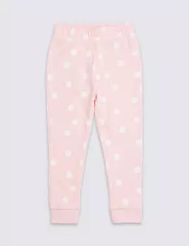 Джоггеры в горохи для девочки 3 месяца - 7 лет