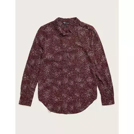 Фактурная рубашка с длинным рукавом и оборками, Marks&amp;Spencer