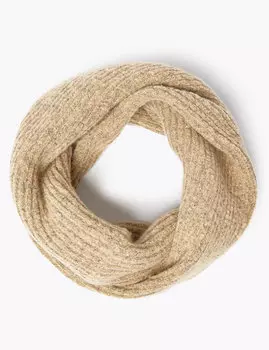 Фактурный шарф снуд