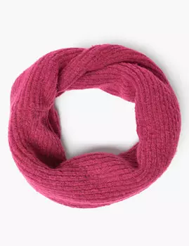 Фактурный шарф снуд