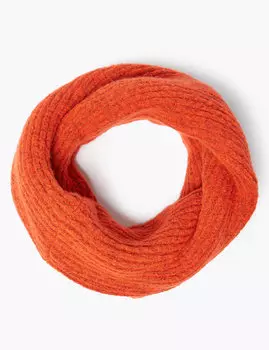 Фактурный шарф снуд