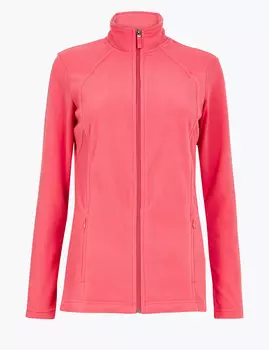 Флисовый пиджак на молнии