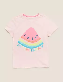 Футболка из органического хлопка с аппликацией