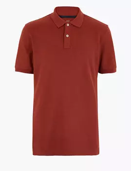 Футболка-поло классическая из 100%-го хлопка