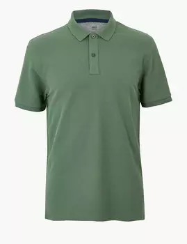 Футболка-поло классическая из 100%-го хлопка