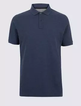 Футболка-поло классическая из 100%-го хлопка