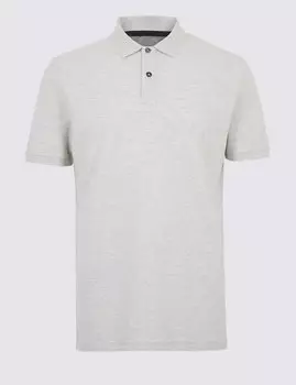 Футболка-поло классическая из 100%-го хлопка