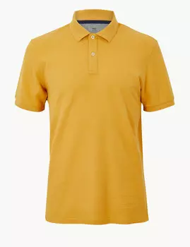 Футболка-поло классическая из 100%-го хлопка