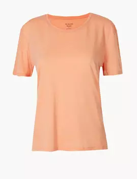 Футболка с круглой горловиной свободного кроя