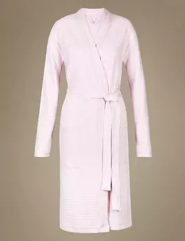 Халат текстурированный из 100%-го чистого хлопка