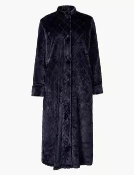 Халат текстурированный с длинным рукавом