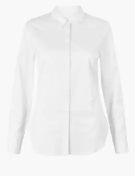 Хлопковая деловая рубашка