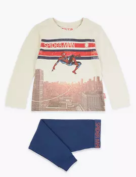 Хлопковая пижама с изображением Spider-Man™