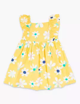 Хлопковое платье в цветочек