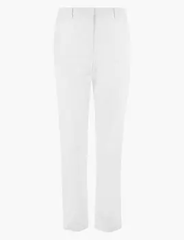 Хлопковые брюки чинос прямого кроя