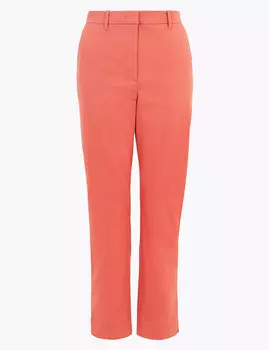 Хлопковые брюки чинос прямого кроя