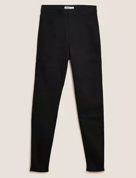 Хлопковые джеггинсы суперскинни