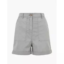 Хлопковые шорты карго с завышенной талией, Marks&amp;Spencer