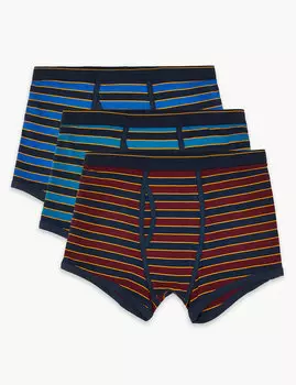 Хлопковые трусы-транки в полоску с технологией Cool &amp; Fresh™ (3 шт)