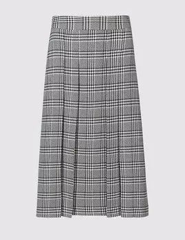 Юбка А-силуэта миди в складку