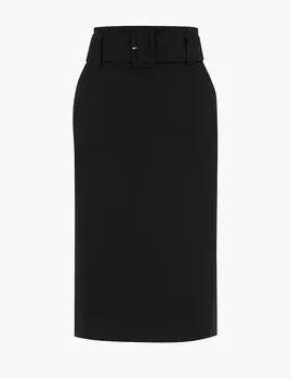 Юбка-карандаш с широким поясом