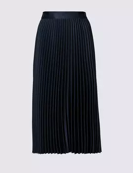 Юбка миди плиссированная