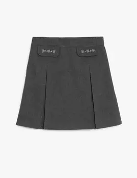 Юбка плиссированная школьная для девочки подростка