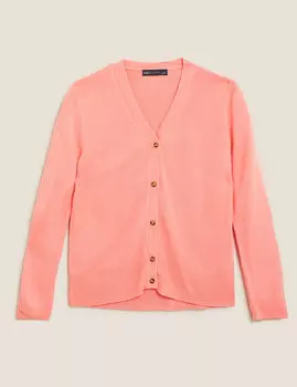 Кардиган Supersoft с V-образным вырезом и пуговицами спереди