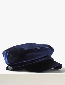 Кепка пекаря из вельвета