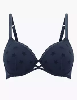 Классический бюстгальтер с чашечками на косточках