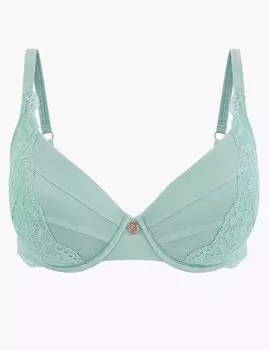 Классический бюстгальтер с шелковой полноразмерной чашкой A-E