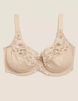 Классический бюстгальтер с узором "дикие цветы" и чашкой А-Е