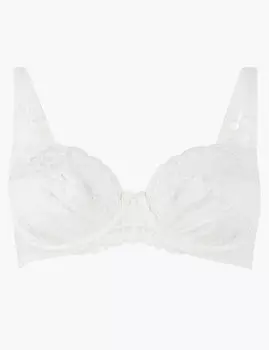 Классический бюстгальтер с жаккардовым кружевом