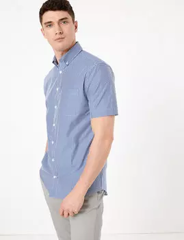 Комплект хлопковых рубашек с короткими рукавами (2 шт.)