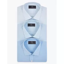 Комплект классических мужских рубашек с отделкой Easy Iron (3 шт)