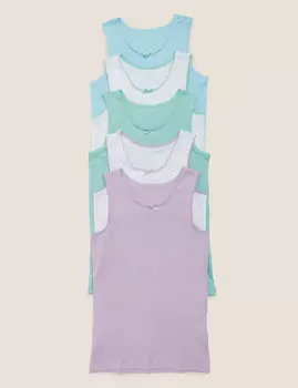 Комплект маек из чистого хлопка (5 шт)